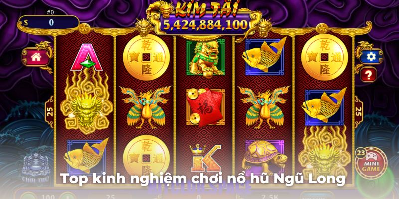 Mách game thủ top kinh nghiệm chơi nổ hũ Ngũ Long cực hiệu quả